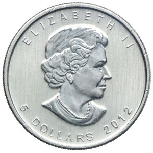 Kanada, 5 dolarów 2012
