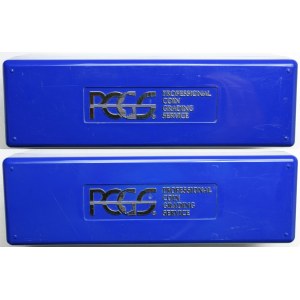 PCGS graded coin boxes (2pcs).