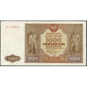 1000 złotych 1946 - A. -