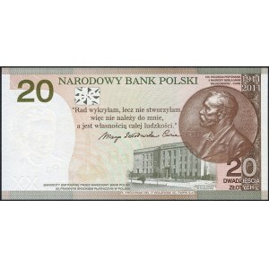 20 złotych 2011, Maria Skłodowska-Curie