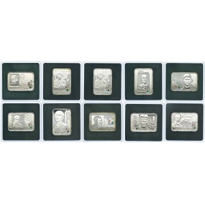 Satz Münzen, 20 Gold 2002-2016 Maler (10 Stück)