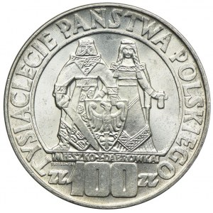 100 Zloty 1966, Mieszko und Dąbrówka