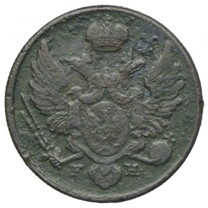 Kongress Königreich, Nikolaus I., 3 Pfennige 1828 FH, Warschau