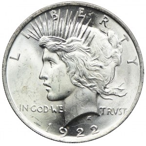 USA, 1 dolar 1922 Peace, Filadelfia