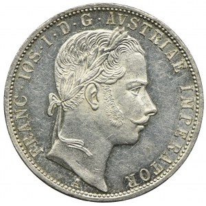 Austria, Franz Joseph I, 1 florin 1861 A, Vienna
