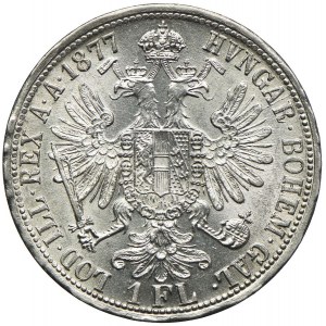 Österreich, Franz Joseph I., 1 Gulden 1877, Wien