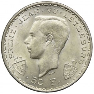 Luksemburg, Charlotte, 50 franków 1946, Bruksela