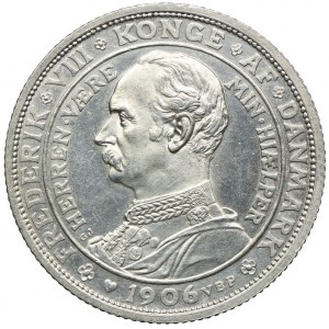 Denmark, Frederick VIII, 2 crowns 1906