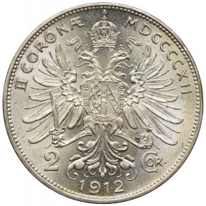 Österreich, Franz Joseph I., 2 Kronen 1912, Wien