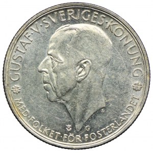 Szwecja, Gustaw V, 5 koron 1935, Sztokholm