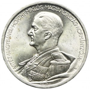 Hungary, Miklos Horthy, 5 pengo 1939 BP, Budapest