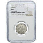 Germany, Prussia, Frederick II, 1/12 thaler 1750 A, Berlin, NGC MS62