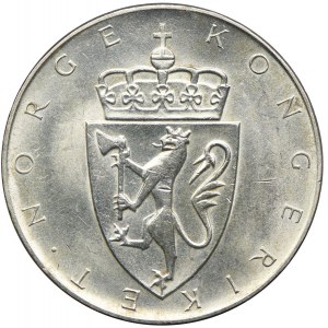 Norwegia, Olaf V, 10 koron 1964, Kongsberg, 150. rocznica uchwalenia Konstytucji