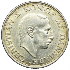 Dania, Krystian X, 2 korony 1945, Kopenhaga