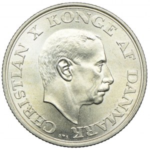 Denmark, Krystian X, 2 crowns 1937, Copenhagen