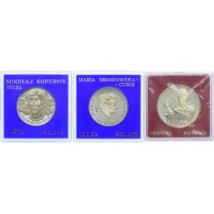 PRL proof coin set (3 pcs.)