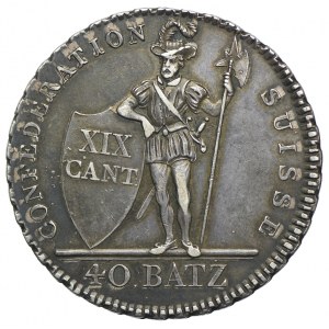 Szwajcaria, 40 batz 1812, Kanton Vaud