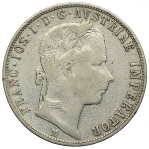Österreich, Franz Joseph I., 1 Gulden 1859 M, Mailand