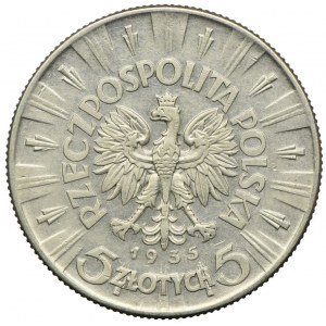 5 gold 1935, Jozef Pilsudski