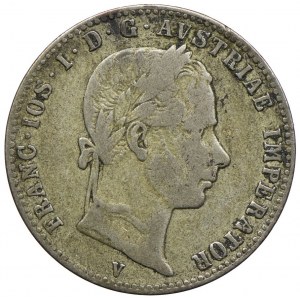 Austria, Franciszek Józef I, 1/4 florena 1862 V, Wenecja