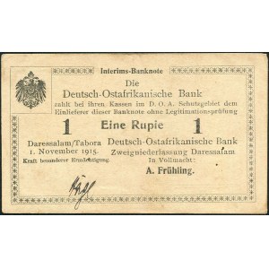 Niemiecka Afryka Wschodnia, 1 rupia 1915