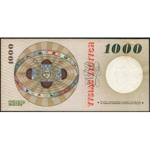1000 zloty 1965 - D -.