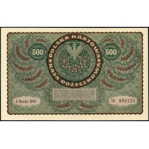 500 marks 1919 - I Serja BG -.