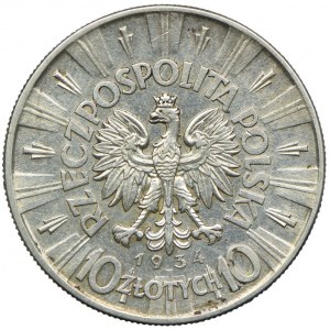 10 złotych 1934, Józef Piłsudski