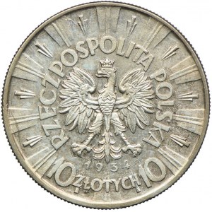 10 gold 1934, Józef Piłsudski