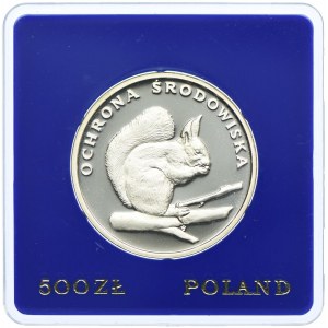 500 złotych 1985, Wiewiórka