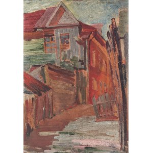 Franciszek JAŹWIECKI (1900-1946), Drewniane domy