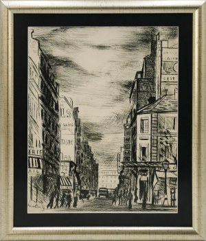 Mojżesz KISLING (1891-1953), Motyw z Montparnasse [Rue de la Gaité]