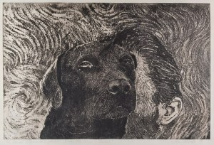 Krystyna PIOTROWSKA (ur. 1949), Pies Pontus w muzeach i galeriach Świata, Pies Pontus i Vincent 