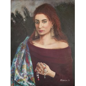 Małgorzata ZIELEŃSKA (ur. 1953), Portret Ani, 1992