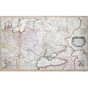 Henry Overton, John Hoole, A new correct map of Poland, Moscovy, Little Tartary and the Black and Caspian seas