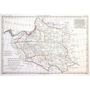 Rigobert Bonne, Carte du Royaume de Pologne et du Grand Duché de Lithuanie…