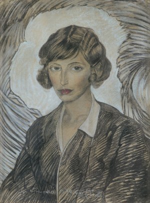 Witkiewicz Stanisław Ignacy, PORTRET ZOFII Z MINKIEWICZÓW GLASSOWEJ, 1930