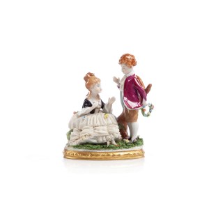 Figurka porcelanowa „Rozmowa”