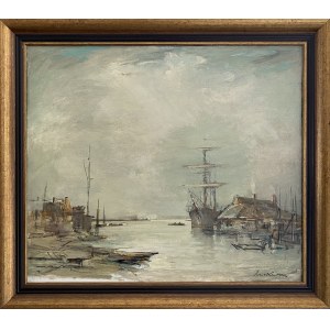 Marian Mokwa ( 1889 - 1987), Port, années 1940.