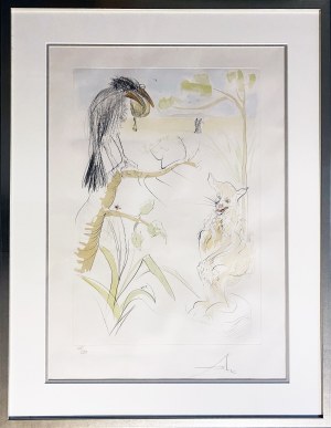 Salvadore Dali ( 1904 - 1989 ), Kruk i Lis, 1974