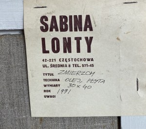 Sabina Lonty, Zmierzch , 1991