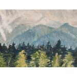 JAN HRYNKOWSKI(1891-1971), See im Gebirge