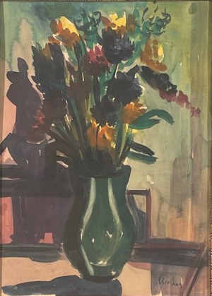 Zygmunt Menkes(1896-1986), Kwiaty w wazonie