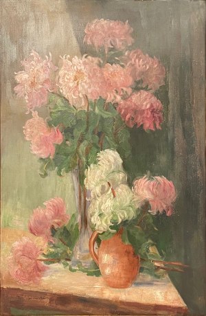 Ignacy Pieńkowski(1877-1948), Kwiaty w wazonie