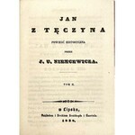 Julian Ursyn Niemcewicz,''Jan z TĘCZYNA''