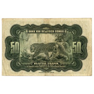 Belgian Congo 50 Francs 1943