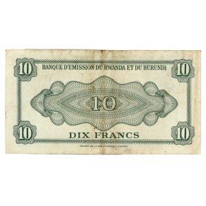 Burundi 10 Francs 1960 - 1964 (ND)