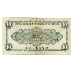 Burundi 10 Francs 1960 - 1964 (ND)