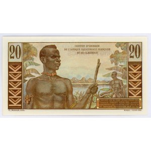 French Equatorial Africa 20 Francs 1957 (ND)