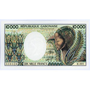 Gabon 10000 Francs 1984 (ND)